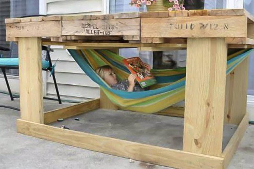 mobilier enfant en palette