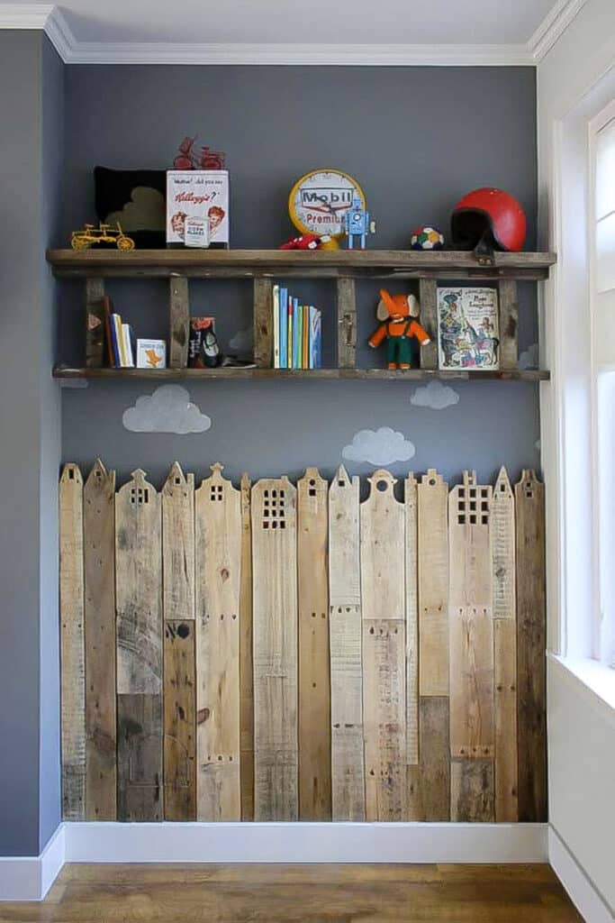 décoration murale enfant en palettes