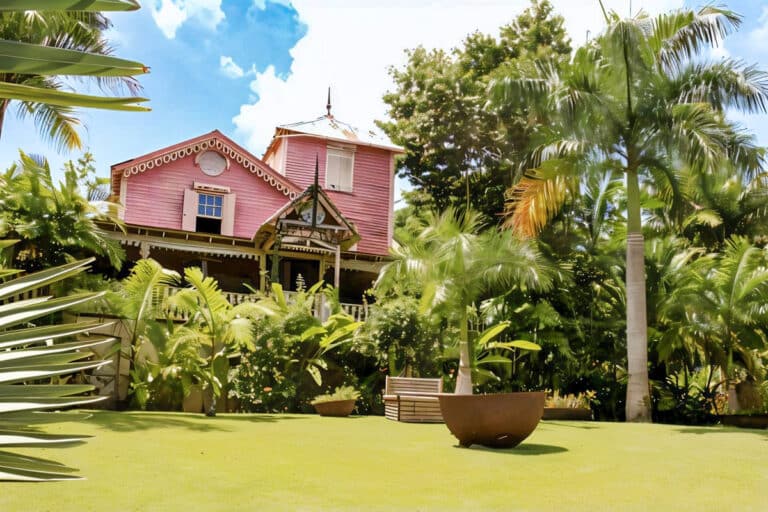 Pink Plantation House