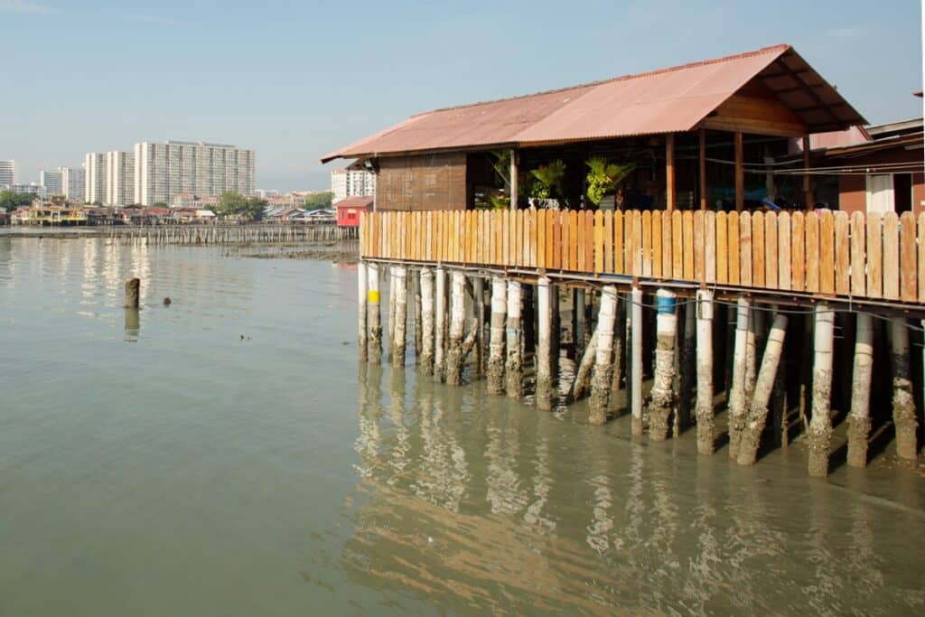 maisons de clans des pêcheurs de George Town