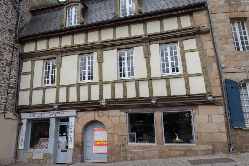 maison à pans de bois classée à Pontrieux