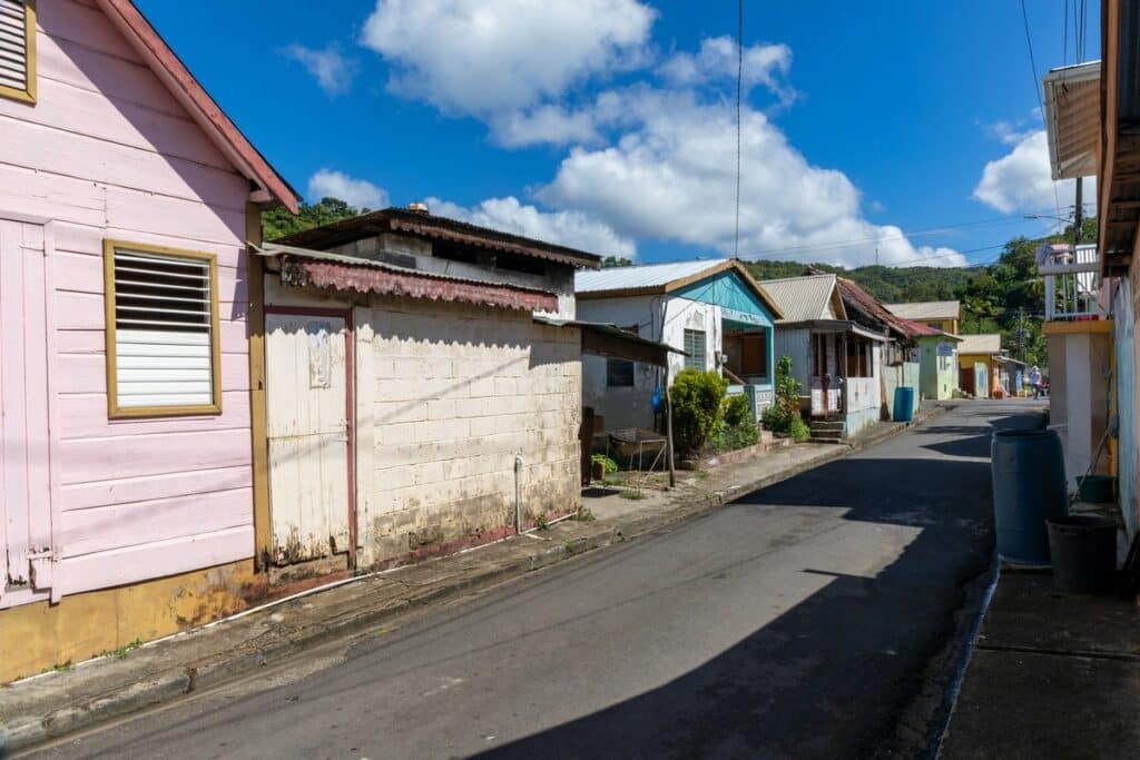 maisons de pâcheur Anse La Raye