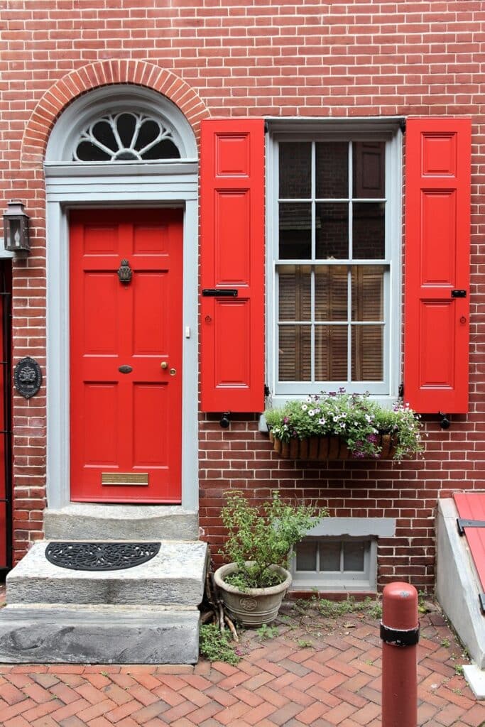 façade maison Elfreth's Alley