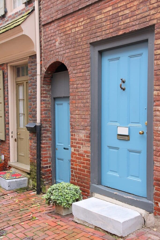 maison en briques à Elfreth's Alley