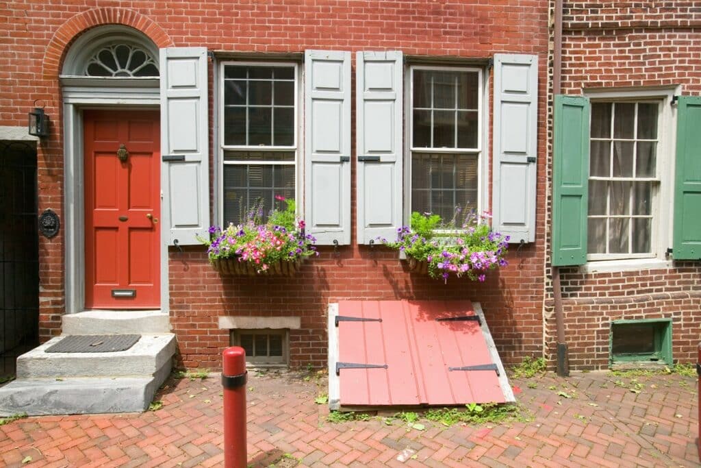 maison géorgienne Elfreth's Alley