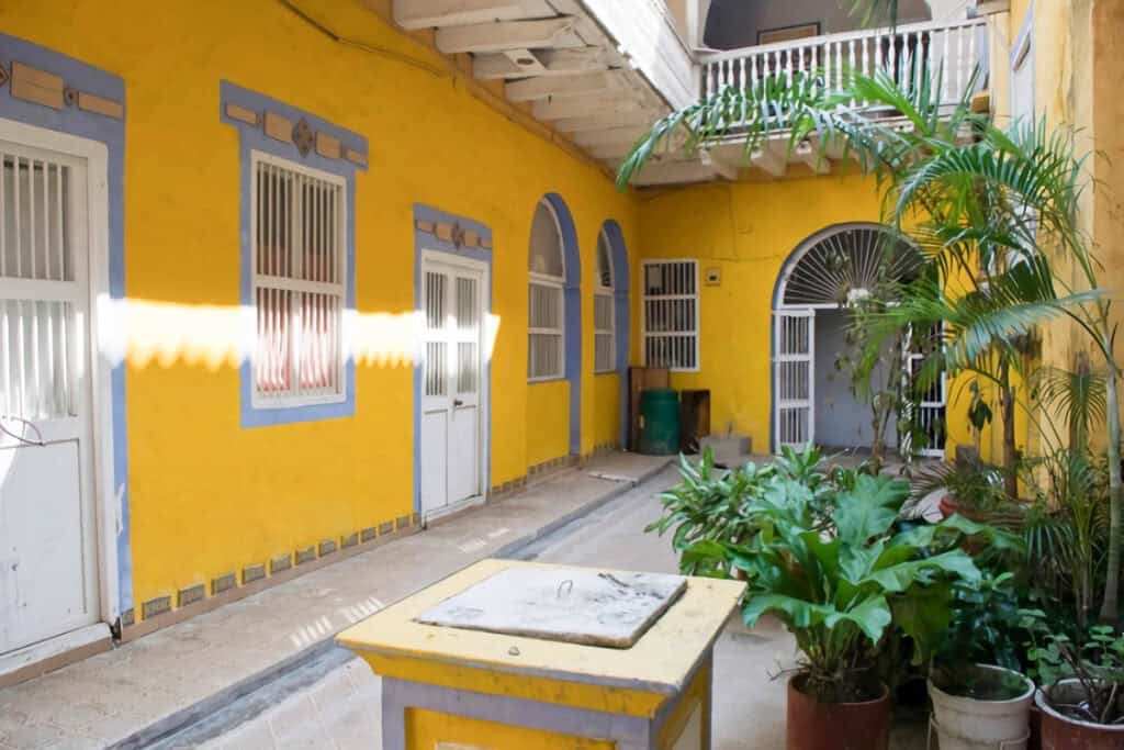 Carthagène des Indes patio intérieur