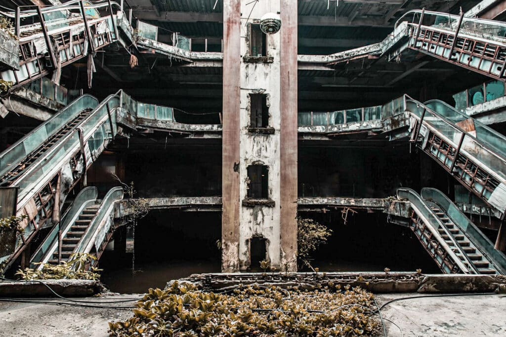 immeuble abandonné à Bangkok