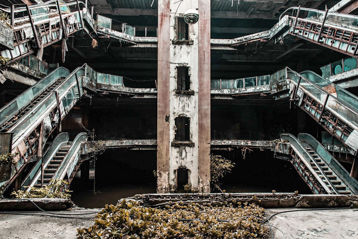 immeuble abandonné à Bangkok
