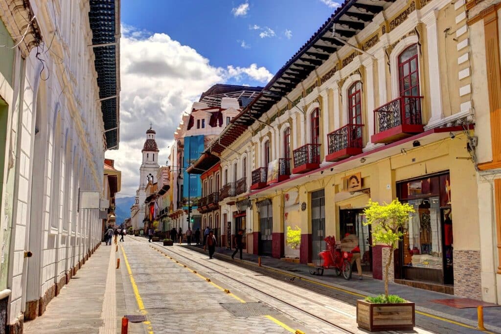 maisons marchandes coloniales à Cuenca