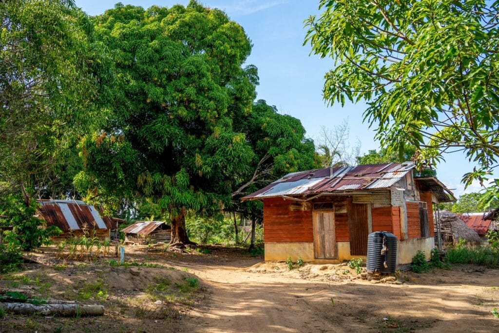 village saramaka au Suriname