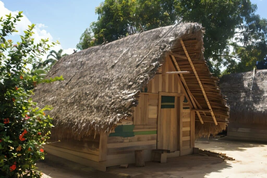 maison traditionnelle saramaka