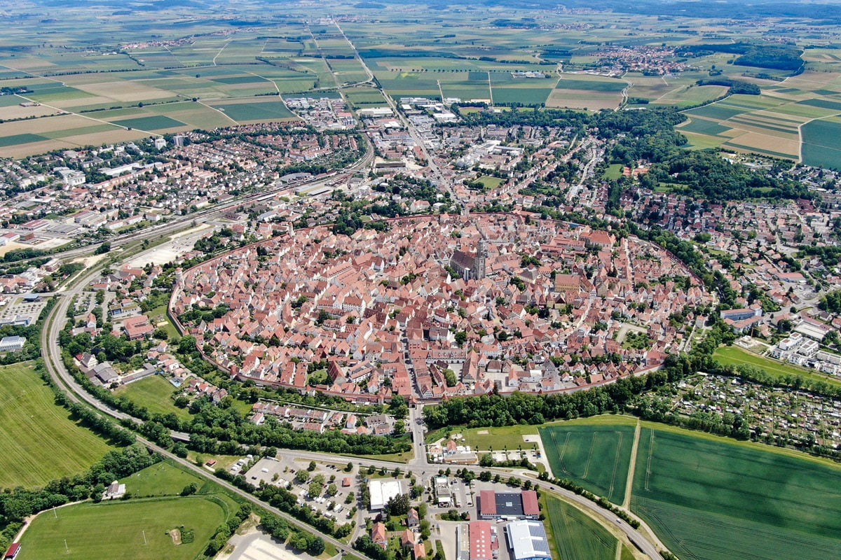 Nördlingen vue du ciel