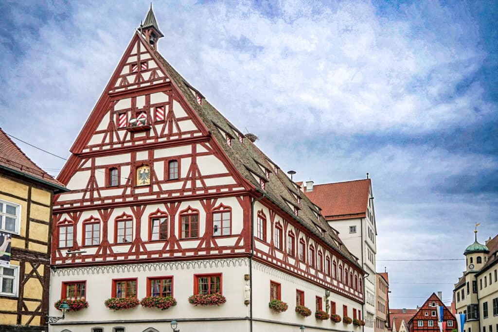 Nördlingen maison à pans de bois