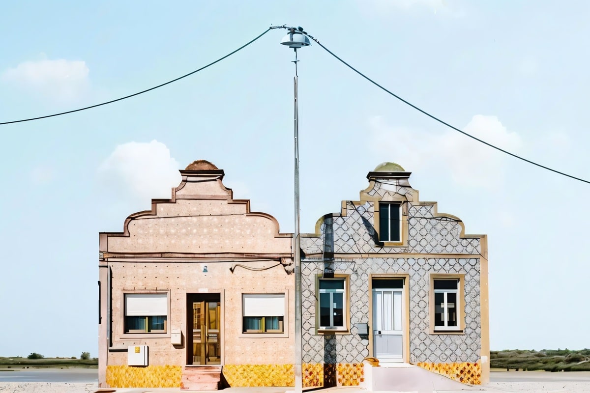 Photos surréalistes de maisons traditionnelles portugaises