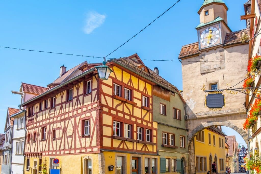 maison à colombages de Rothenburg ob der Tauber