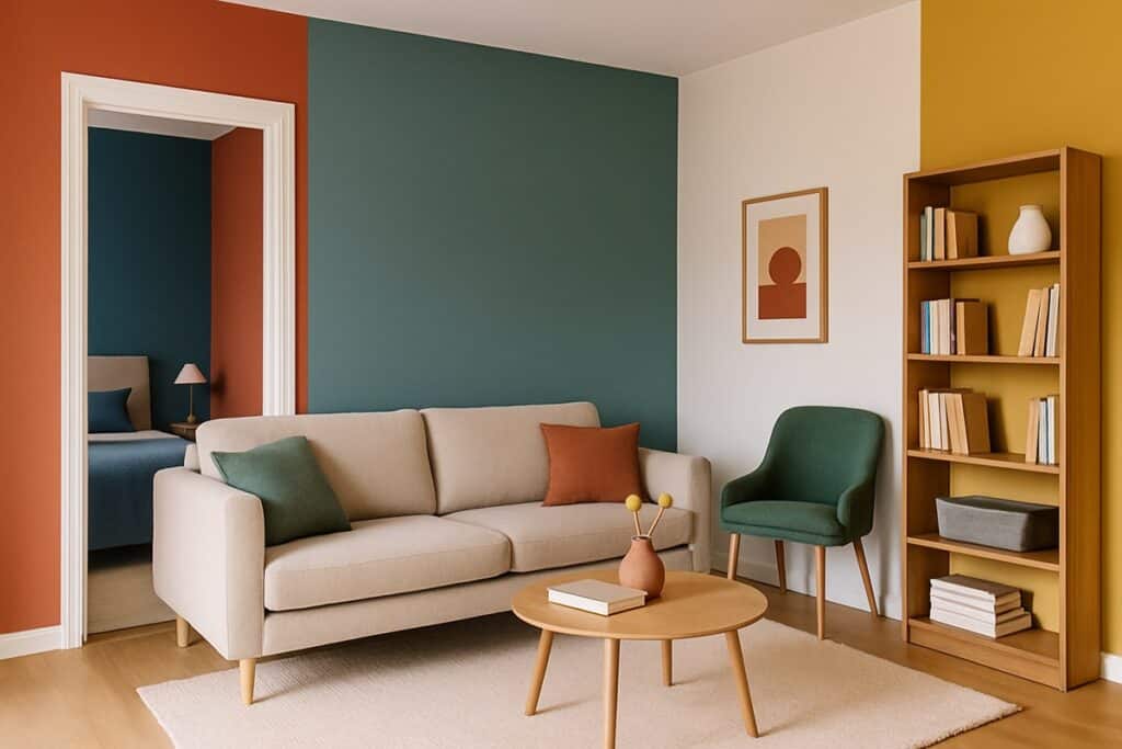 intérieur coloré
