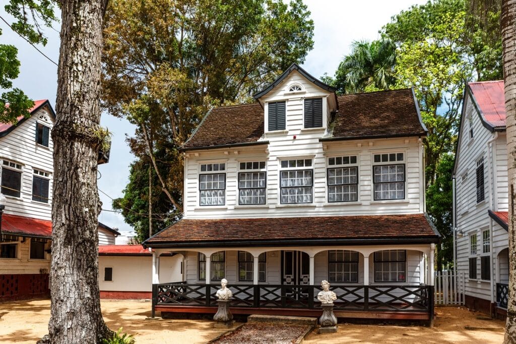 Paramaribo maison en bois