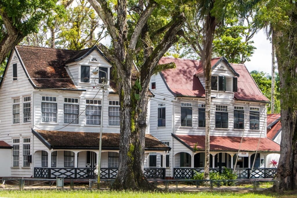 Paramaribo maisons en bois