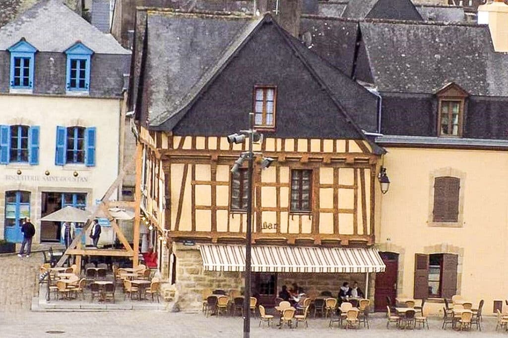 maisons à pans de bois à Saint-Goustan