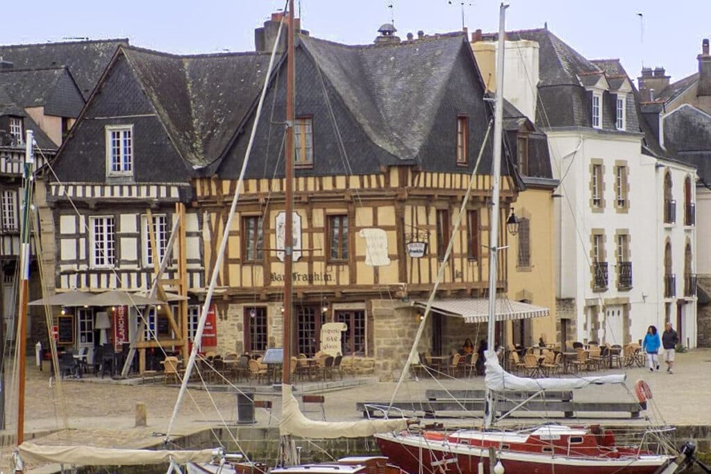 maisons à pans de bois à Saint-Goustan