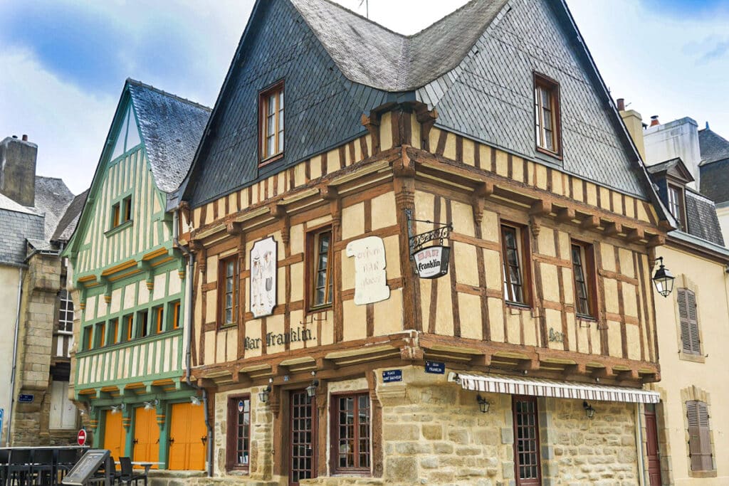 maisons à pans de bois à Saint-Goustan