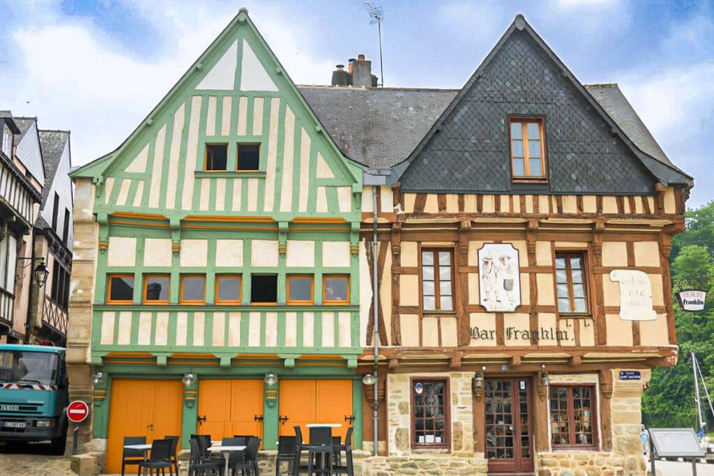 maisons à pans de bois à Saint-Goustan