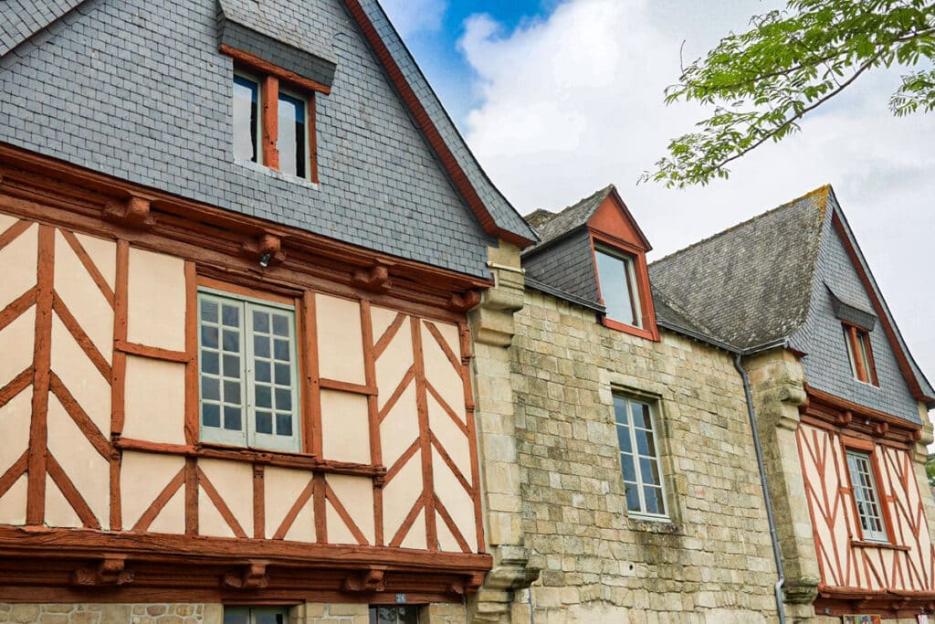maisons à pans de bois à Saint-Goustan