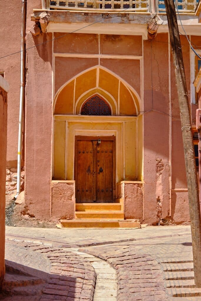 façade de maison à Abyaneh