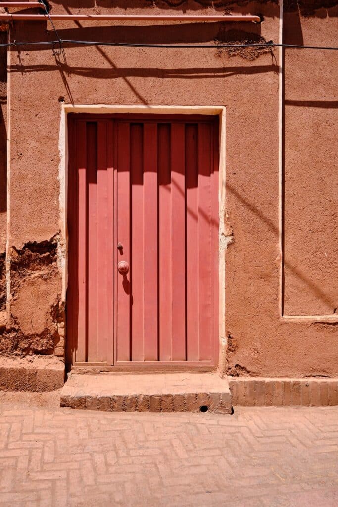 porte de maison à Abyaneh