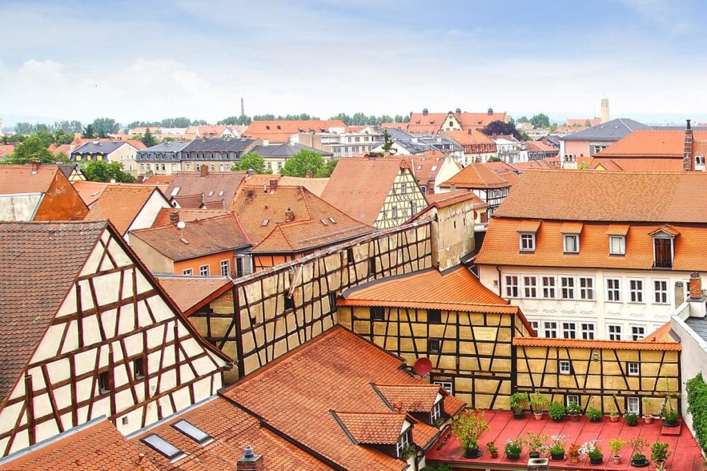 maisons à pans de bois à Bamberg
