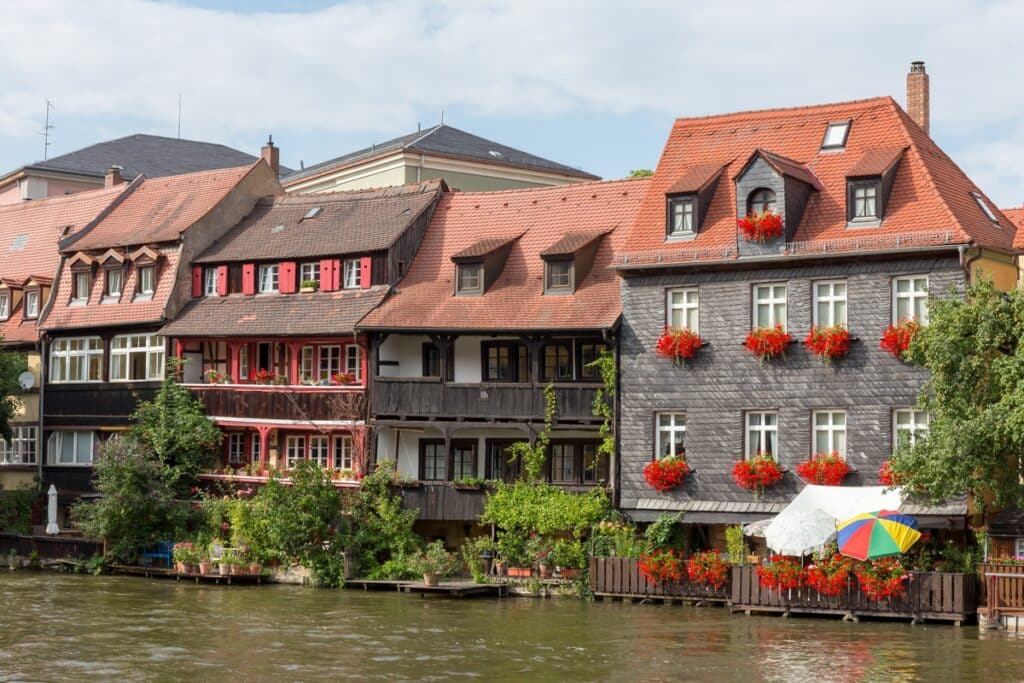 maisons médiévales de Bamberg