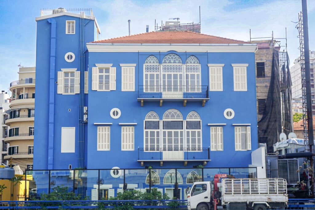 La "Blue House" à Beyrouth