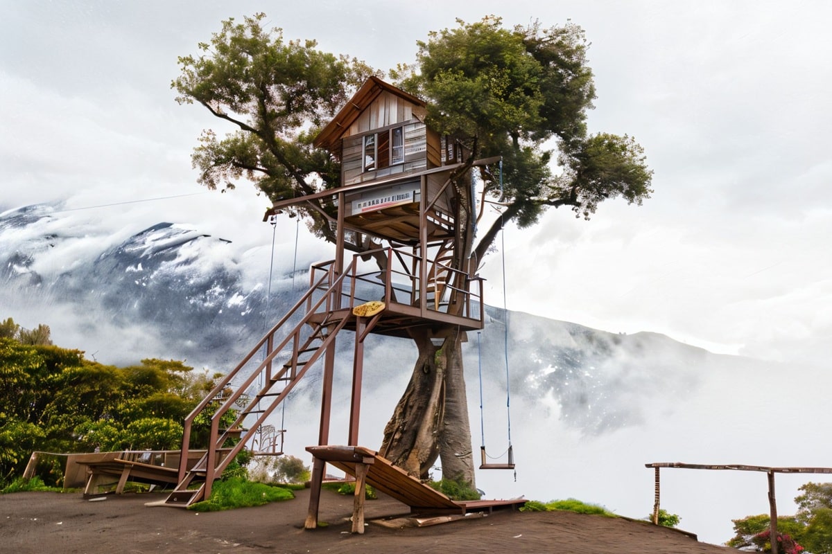 Casa Del Arbol balançoire