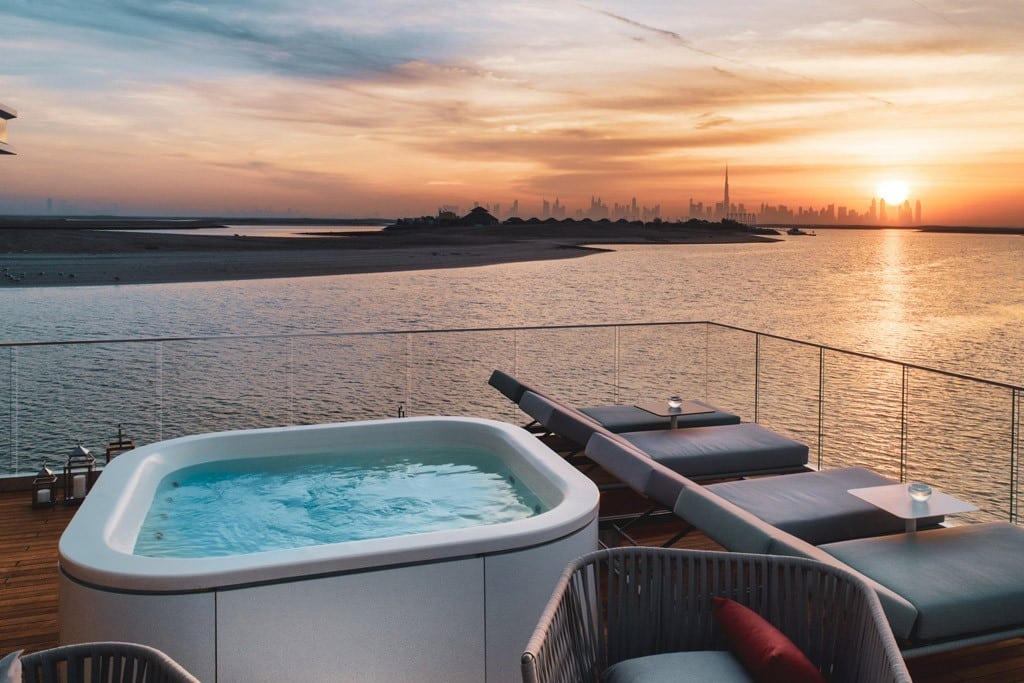 spa villa flottante de Dubaï