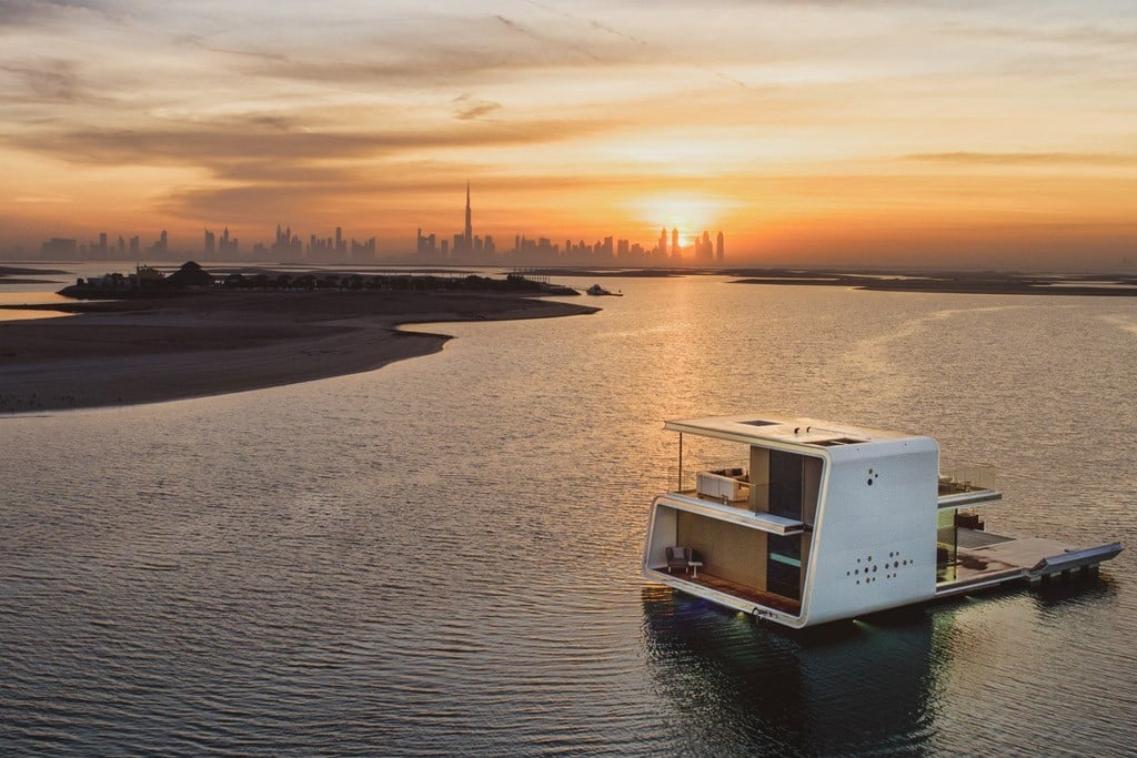 villa flottante de Dubaï
