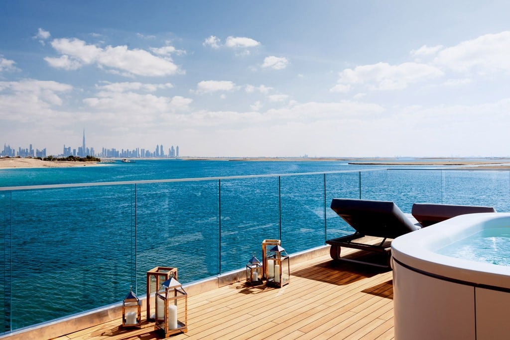 villa flottante de Dubaï