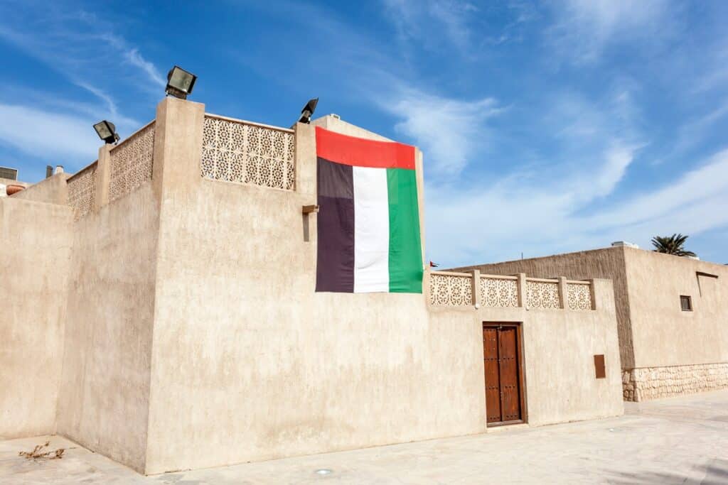 Heritage Village bâtiment traditionnel à Dubaï