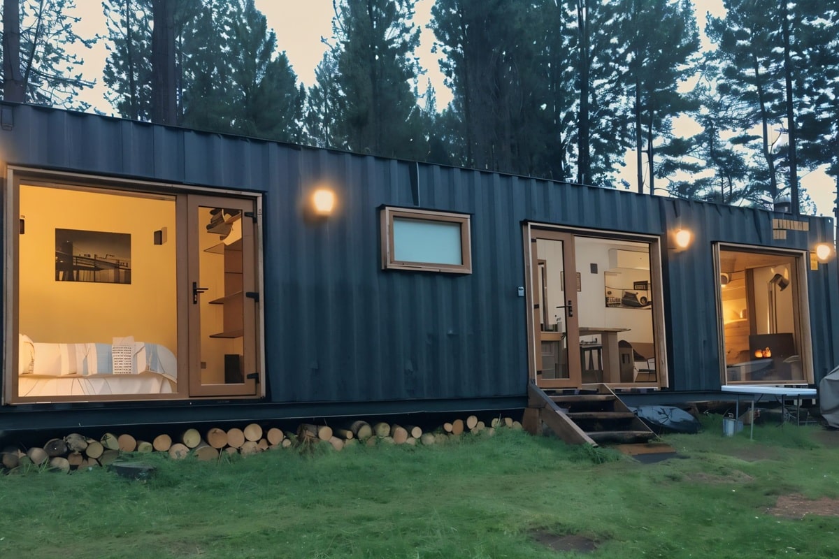 Maison dans un conteneur au Chili