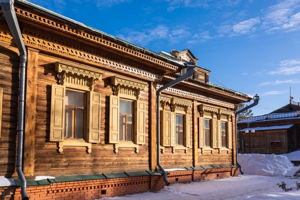 maisons en bois Saken Seifullin à Astana