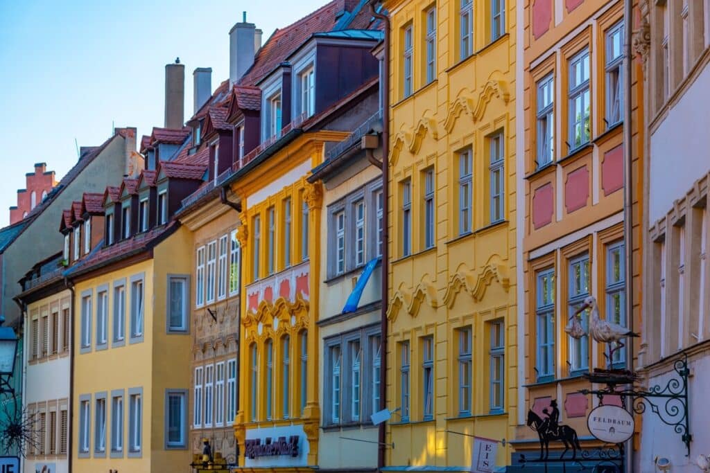 façades colorées de Bamberg