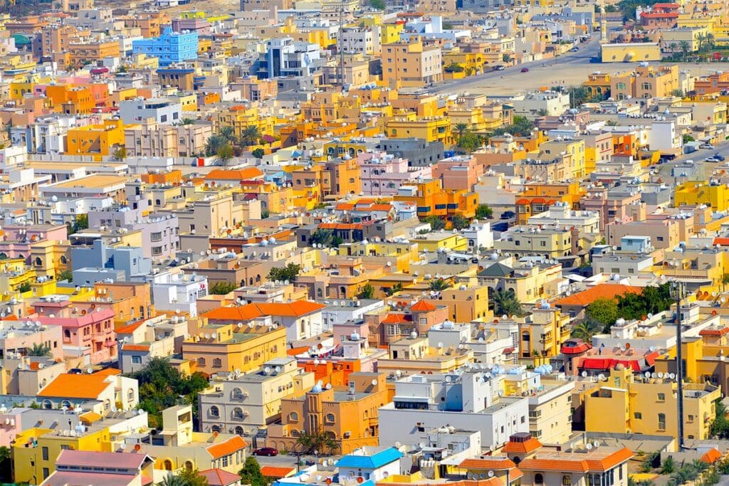 Les maisons colorées de Galali