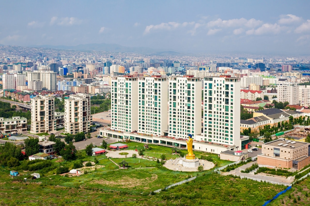 immeubles d'Oulan-Bator