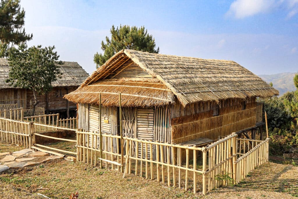 maison traditionnelle Khasi