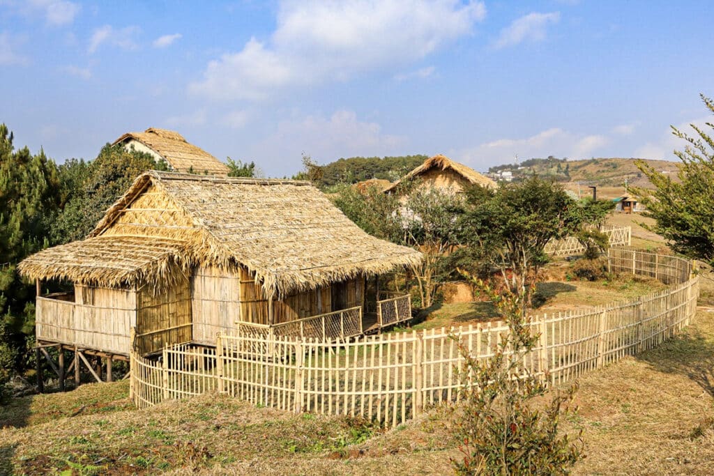 maison traditionnelle du peuple Khasi