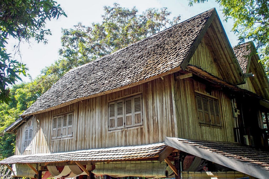 maison en bois de Luang Prabang