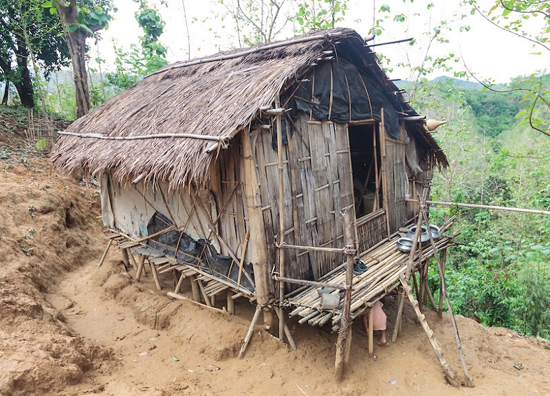 maison en bambou bangladesh