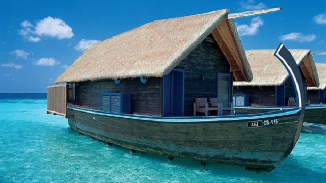 maison bateau maldives