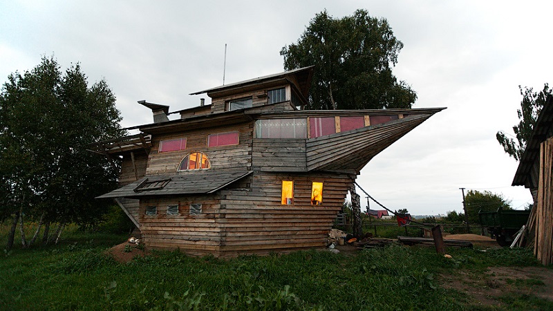 maison bateau russie
