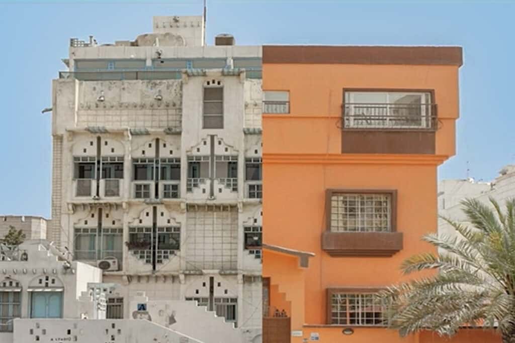 maisons étonnantes au Koweit