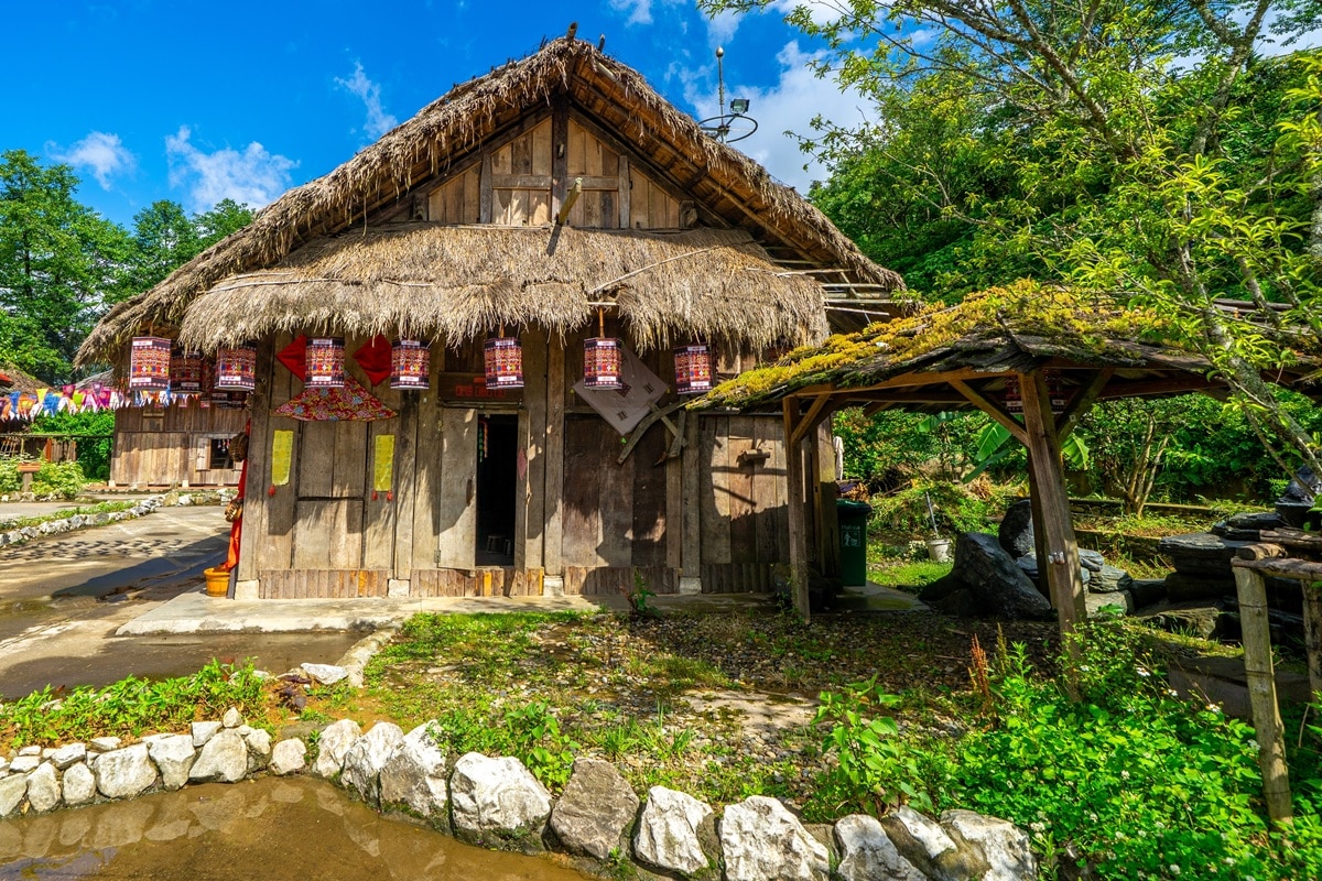 maison traditionnelle Hmong